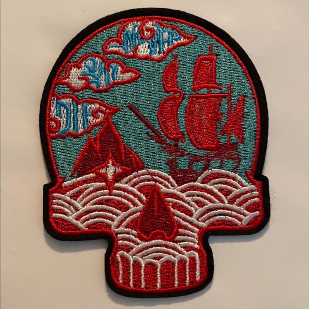 4/$10 Iron On Pirates Life Patch ☠️